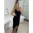 Šaty dlhé elegantné spoločenské trblietavé na ramienka dámske (S/M ONE SIZE) TALIANSKA MÓDA IM424768/DU -   červená -   S / M