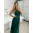 Šaty dlhé elegantné spoločenské trblietavé bez rukávov dámske (S/M ONE SIZE) TALIANSKA MÓDA IM424860