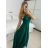 Šaty dlhé elegantné spoločenské trblietavé bez rukávov dámske (S/M ONE SIZE) TALIANSKA MÓDA IM424860