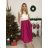 Sukňa stredne dlhá dámska (S/M ONE SIZE) TALIANSKA MÓDA IMM23HG4911/DU S/M béžová