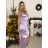 Šaty spoločenské dlhé elegantné na ramienka satén dámske (S/M ONE SIZE) TALIANSKA MÓDA IMPSH236357A/DU -   zelená smaragdová -   S/M/L