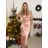 Šaty spoločenské dlhé elegantné na ramienka satén dámske (S/M ONE SIZE) TALIANSKA MÓDA IMPSH236357A/DU -   zelená smaragdová -   S/M/L
