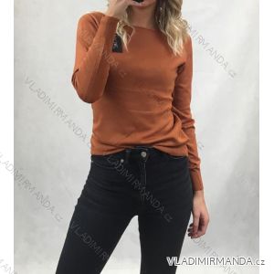 Sveter upletový dlhý rukáv dámske (S/M/L ONE SIZE) TALIANSKA MóDA IM5205801-27/DR