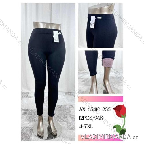 Legíny dlhé zateplené dámske nadrozmer (4XL-7XL) Qifeng QIF24AX-65410-235