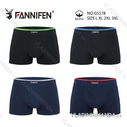 Boxerky bavlnené pánske nadrozmer (L-3XL) FANNIFEN GRE24G5178