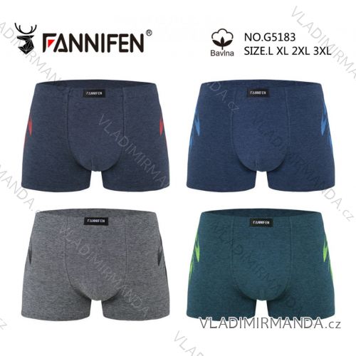 Boxerky bavlnené pánske nadrozmer (L-3XL) FANNIFEN GRE24G5183