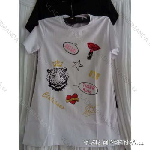 Tričko krátky rukáv dámske (s-xl) EBELIEVE MA1C-3028