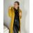 Cardigan pletený dlhý rukáv dámska (S/M ONE SIZE) TALIANSKA MÓDA IMPSH233091/DUR S / M tmavo hnedá
