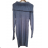 Šaty úpletové s rolákom dlhý rukáv dámske (S/M ONE SIZE) FRANCÚZSKA MÓDA FMB24D-525