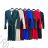 Šaty krátke elegantné 3/4 dlhý rukáv dámske (S/M/L ONE SIZE) TALIANSKA MÓDA IMD24511