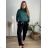 Nohavice dlhé dámske nadrozmer (52/54/56 ONE SIZE) TALIANSKA MÓDA IMWQ24STYLE