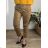 Nohavice elegantné dámske nadrozmer (50/52/54 ONE SIZE) TALIANSKA MÓDA IM424EVELINA/DR 50/52 hnedá