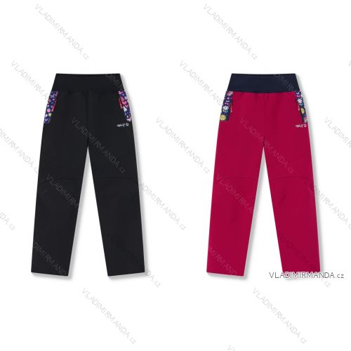 Nohavice softshell detské až dorast dievčenské (104-134) WOLF B2583