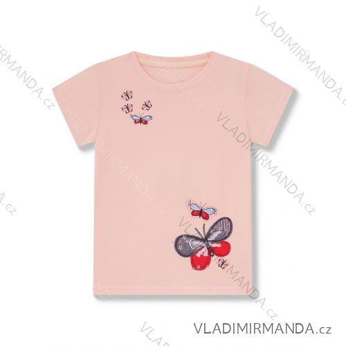 Tričko krátky rukáv detské dievčenské (98-128) WOLF S2510B