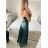 Šaty dlhé spoločenské na ramienka dámske (S/M ONE SIZE) TALIANSKA MÓDA IMPSH246456 biela S/M