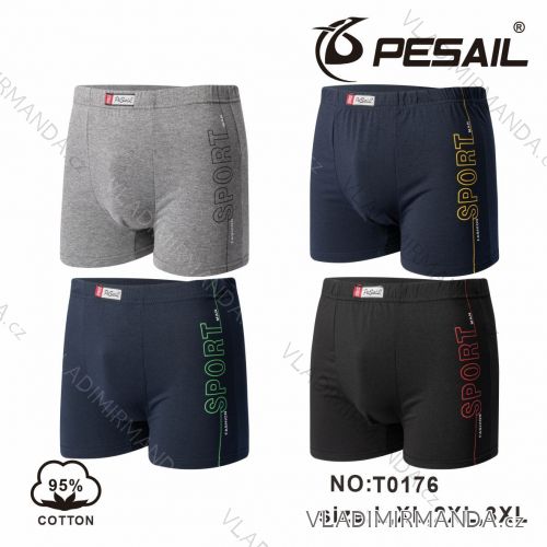 Boxerky bavlnené pánske (L-3XL) PESAIL PES25T0176