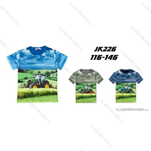 Tričko krátky rukáv detské až dorast chlapčenské (116-146) SEZON SEZ25JK-226