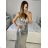 Šaty dlhé spoločenské trblietavé na ramienka dámske (S/M/L ONE SIZE) TALIANSKA MÓDA IMPSH246060A/DUR čierna S/M/L
