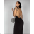 Šaty dlhé spoločenské na ramienka dámske (S/M/L ONE SIZE) TALIANSKA MÓDA IMPLP2365360011A vínová S/M/L
