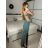 Šaty dlhé elegantný carmen bez rukávov dámske (S/M ONE SIZE) TALIANSKA MÓDA IMPBB232L8831/DUR -   tyrkysová -   S/M/L