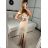 Šaty dlhé elegantný carmen bez rukávov dámske (S/M ONE SIZE) TALIANSKA MÓDA IMPBB232L8831/DUR -   tyrkysová -   S/M/L