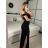 Šaty dlhé elegantný carmen bez rukávov dámske (S/M ONE SIZE) TALIANSKA MÓDA IMPBB232L8831/DUR -   tyrkysová -   S/M/L