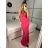 Šaty dlhé elegantný carmen bez rukávov dámske (S/M ONE SIZE) TALIANSKA MÓDA IMPBB232L8831
