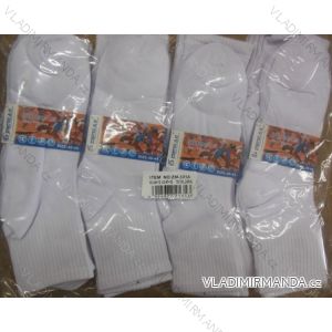 Ponožky slabé športové pánske (40-47 / biela) PESAIL ZM-301A