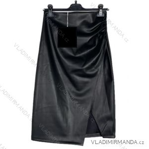 Sukňa koženková dlhá dámska (S/M/L ONE SIZE) TALIANSKA MÓDA IMPBB25V10814