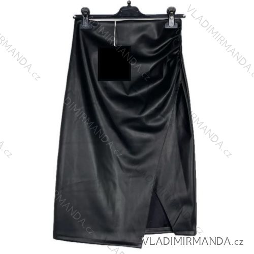 Sukňa koženková dlhá dámska (S/M/L ONE SIZE) TALIANSKA MÓDA IMPBB25V10814