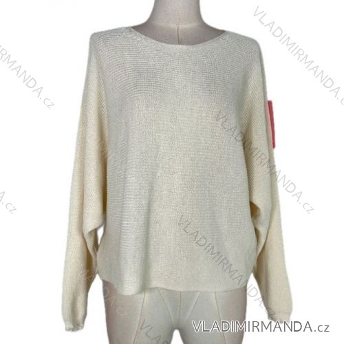 Sveter dlhý rukáv dámsky (S/M/L ONE SIZE) TALIANSKA MÓDA IMPBB25Y25001