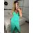 Šaty elegantné spoločenské dlhé na ramienka dámske (XS/S/M/L ONE SIZE) TALIANSKA MÓDA IM322130/DR12 hořčicová