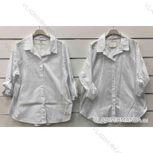 Košeľa klasik 3/4 dlhý rukáv dámska (S/M/L ONE SIZE) TALIANSKA MÓDA IMWCP25038