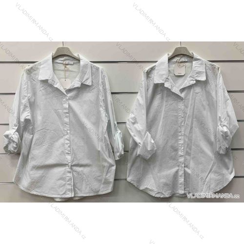 Košeľa klasik 3/4 dlhý rukáv dámska (S/M/L ONE SIZE) TALIANSKA MÓDA IMWCP25038