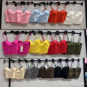 Croptop na ramienka dámsky (XS/S/M ONE SIZE) TALIANSKA MÓDA IMWAE25010