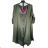 Šaty košeľové dlhý 3/4 rukáv dámske (S/M/L ONE SIZE) TALIANSKA MÓDA IMPBB25S5554