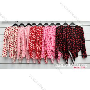 Body valentín dlhý rukáv dámske (XS/S/M ONE SIZE) TALIANSKA MÓDA IMWC25003