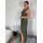 Šaty elegantní společenské dlouhé na ramínka dámské (XS/S/M/L ONE SIZE) ITALSKÁ MÓDA IM322045
