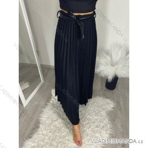 Sukňa teplá dlhá skladaná dámska (S/M/L ONE SIZE) TALIANSKA MóDA IM323TARKA/DR