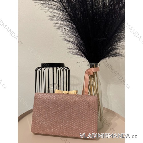 Kabelka listová kabelka dámska (ONE SIZE) TALIANSKA MÓDA IM08252255/DR ružová ONE SIZE