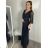 Šaty spoločenské elegantné 3/4 rukáv dámske (S/M/L ONE SIZE) TALIANSKA MODA IMS25KRISTA