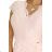 316-10 Lace dress with short sleeves and neckline - peach