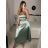 Šaty dlhé spoločenské na ramienka dámske (S/M ONE SIZE) TALIANSKA MÓDA IMPSH246456 biela S/M