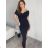 Šaty carmen dlouhé na ramínka elegantní saténové dámské (S/M/L ONE SIZE) ITALSKÁ MÓDA IMPBB252C2071/DUR čierna S/M/L