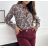 Košeľa dlhý rukáv dámska (S/M/L ONE SIZE) TALIANSKA MÓDA IMWB25075
