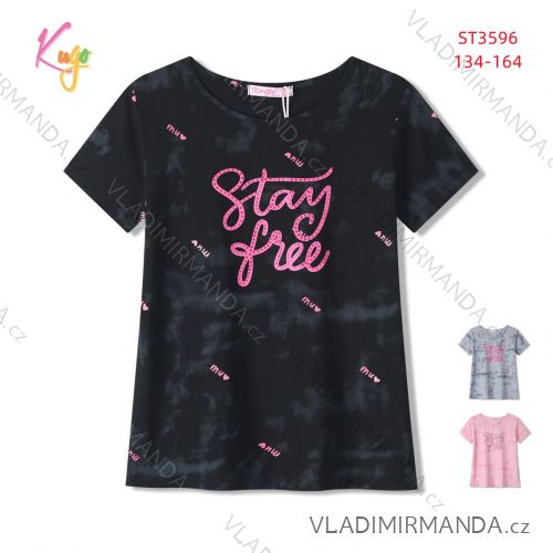 Tričko krátky rukáv dorast dievčenské (134-164) KUGO ST3596