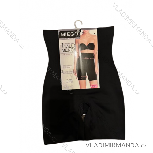 Kalhotky stahovací s nohavičkou dámské (M/L - XL/2XL) MIE25T7728/DUR čierna M / L
