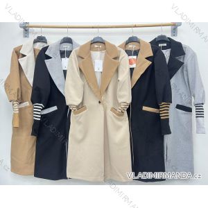 Kabát teplý na gombíky dlhý rukáv dámsky (S/M/L ONE SIZE) TALIANSKA MÓDA IMWCP25152