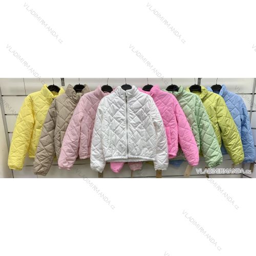 Bunda slabá šusťáková dlhý rukáv dámska (S/M/L ONE SIZE) TALIANSKA MÓDA IMWCP25170