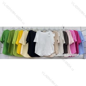 Tričko krátky rukáv dámske (S/M/L ONE SIZE) TALIANSKA MÓDA IMWCP25174